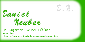 daniel neuber business card